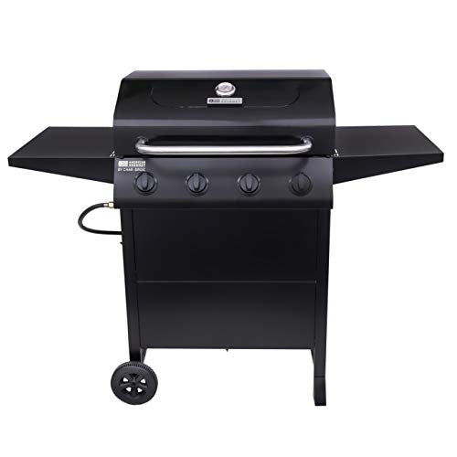 American Gourmet 4-Burner Cart-Style Liquid Propane Gas Grill, Black
